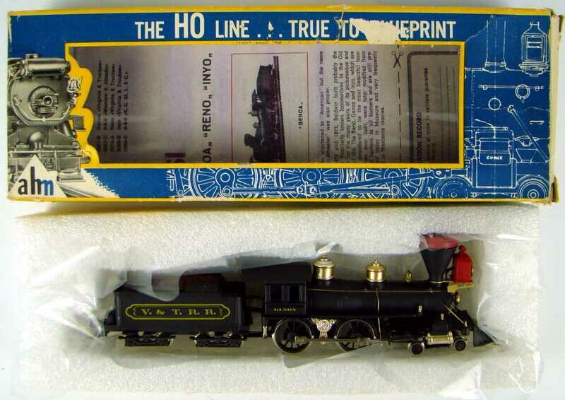 AHM5067 V&amp;TRR 4-4-0 Genoa American Standard Locomotive HO Scale
