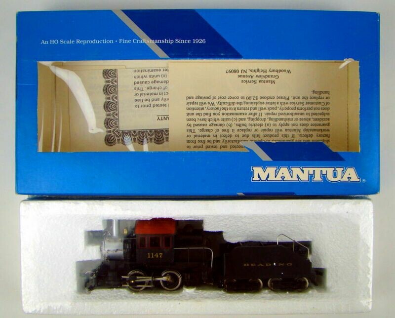 Mantua 335-21 Reading 0-4-0 &quot;Goat&quot; Camelback Switcher HO Scale