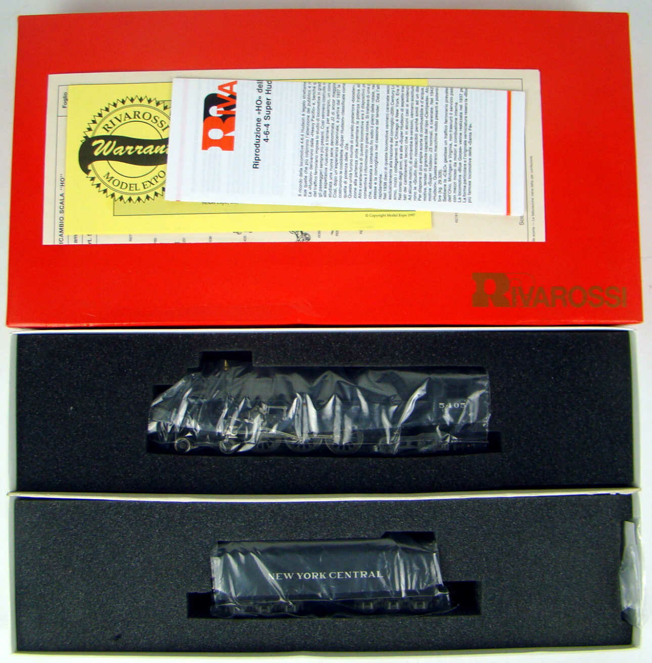 Rivarossi R5446 NYC 4-6-4 J3a Hudson Locomotive #5405 HO Scale