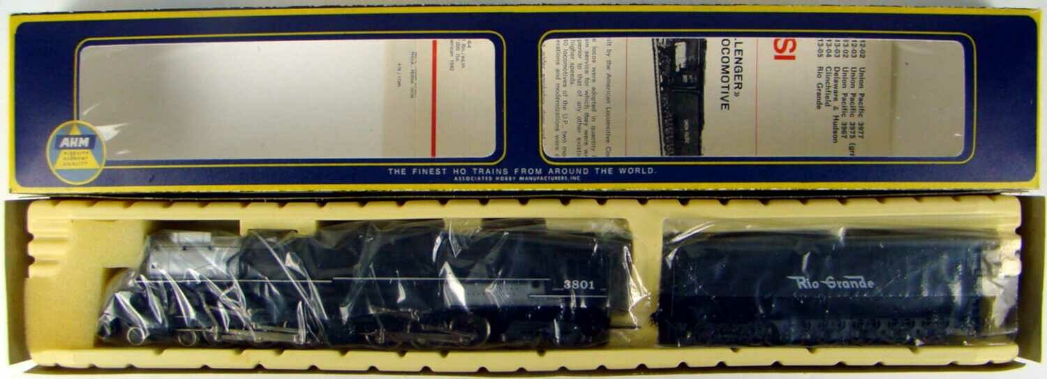 AHM5113-05 D&amp;RGW Class L-97 4-6-6-4 Challenger Locomotive #3801 HO Scale