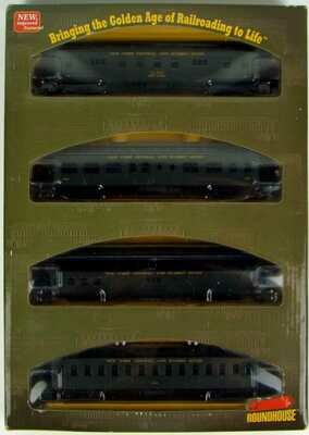 Athearn/Roundhouse 84831 NYC&HR 4-Car 50' Overland Coach Set HO Scale