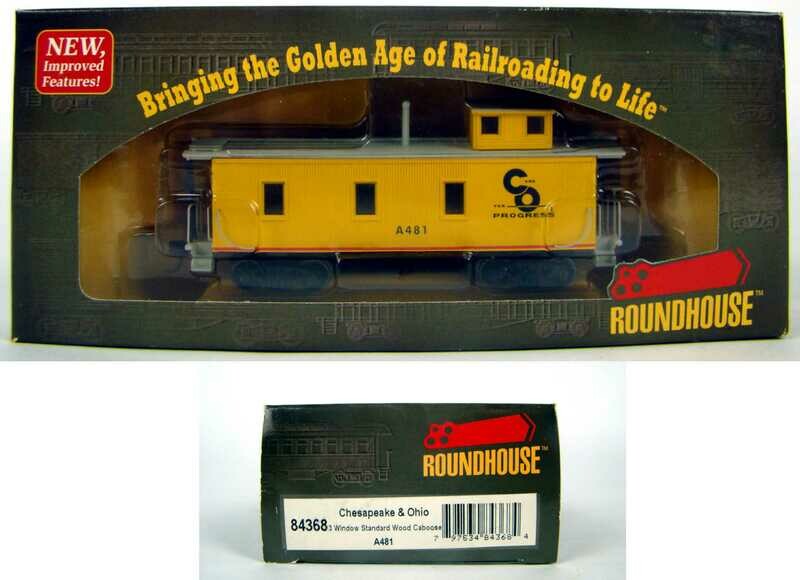 Roundhouse/Athearn 84868 C&amp;O Old Time Caboose HO Scale
