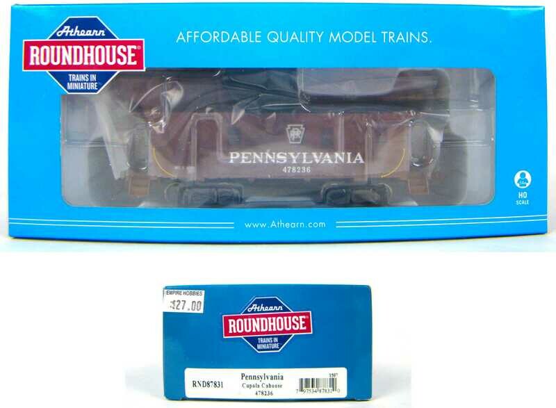Roundhouse/Athearn 87831 PRR Old Time Caboose HO Scale