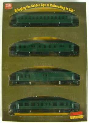 Athearn/Roundhouse 84836 Union Pacific 4-Car 50' Overland Coach Set HO Scale