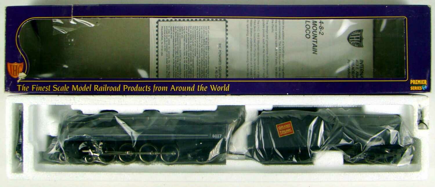 IHCM912 Grand Trunk Class U-1-a 4-8-2 Mountain Locomotive #6017 HO Scale