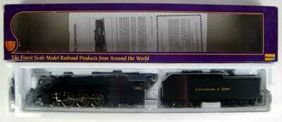 IHC Premier 23005 C&O Class L-2 4-6-4 Hudson Locomotive #301 HO Scale