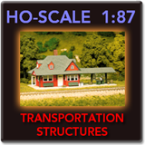 HO Scale Model Transportation Structures 1:87