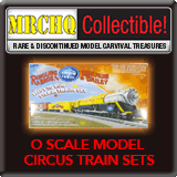 O Scale Model Circus Train Sets 1:48