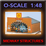 O Scale Model Midway Structures &amp; Attractions 1:48