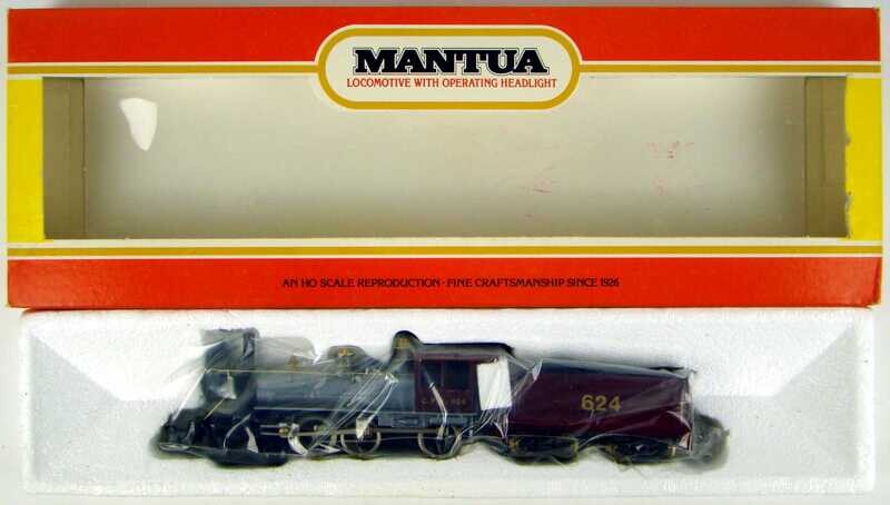 Mantua 308-80 Canadian Pacific Class D-10 4-6-0 Ten Wheeler #624 &quot;Dixie Bell&quot; Locomotive HO Scale