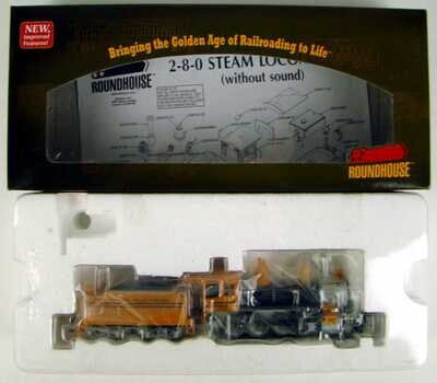 Roundhouse 84948 D&RGW 2-8-0 Consolidation Locomotive HO Scale