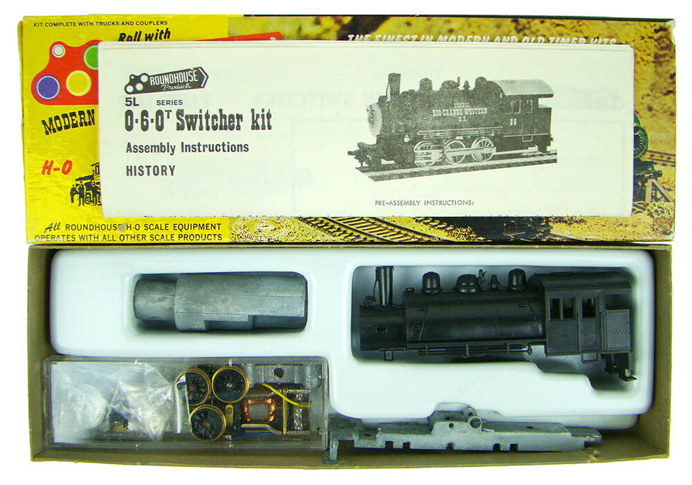 Roundhouse 420 Undecorated 060 Saddle Tank Switcher Kit HO