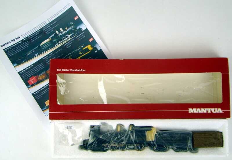 RARE Mantua PRR Rogers 4-6-0 Ten Wheeler Locomotive #6012 HO Scale