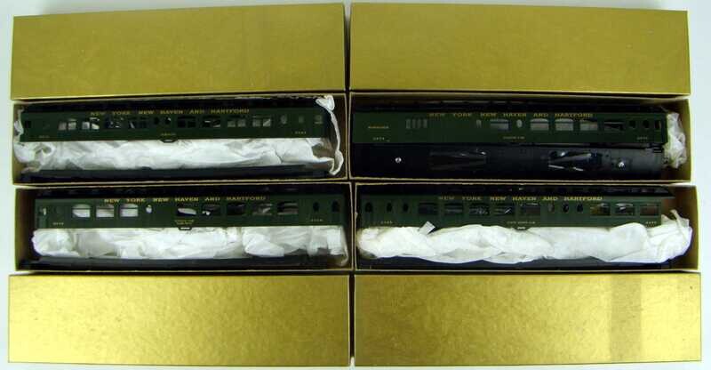 Roundhouse 60818-48 NYNH&amp;H 4 Coach 85&quot; Pullman Palace Kit Set HO Scale
