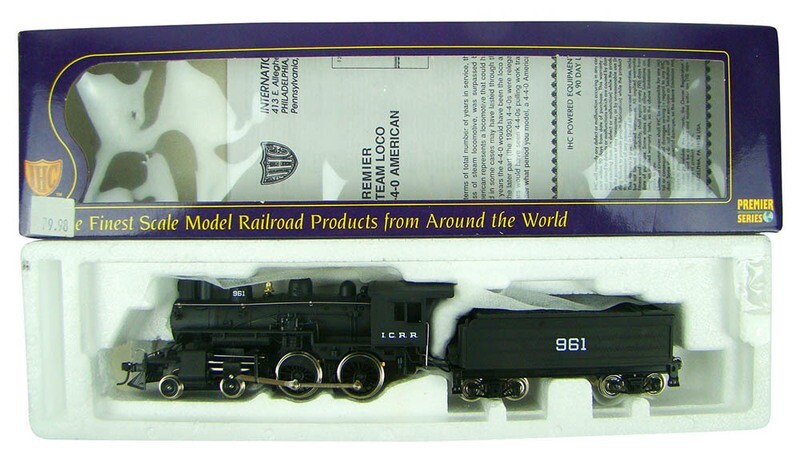 IHC Premier M809 Illinois Central "Modern" American 4-4-0 Locomotive HO Scale