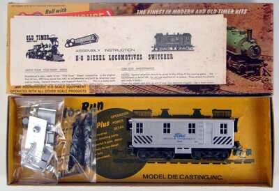Roundhouse 8L-5 FORD Alco Box Cab Diesel Locomotive Kit w/Universal Drive Fix HO Scale