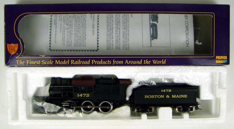 IHC Premier 23154 Boston &amp; Maine 2-6-0 Camelback Locomotive #1472 HO Scale