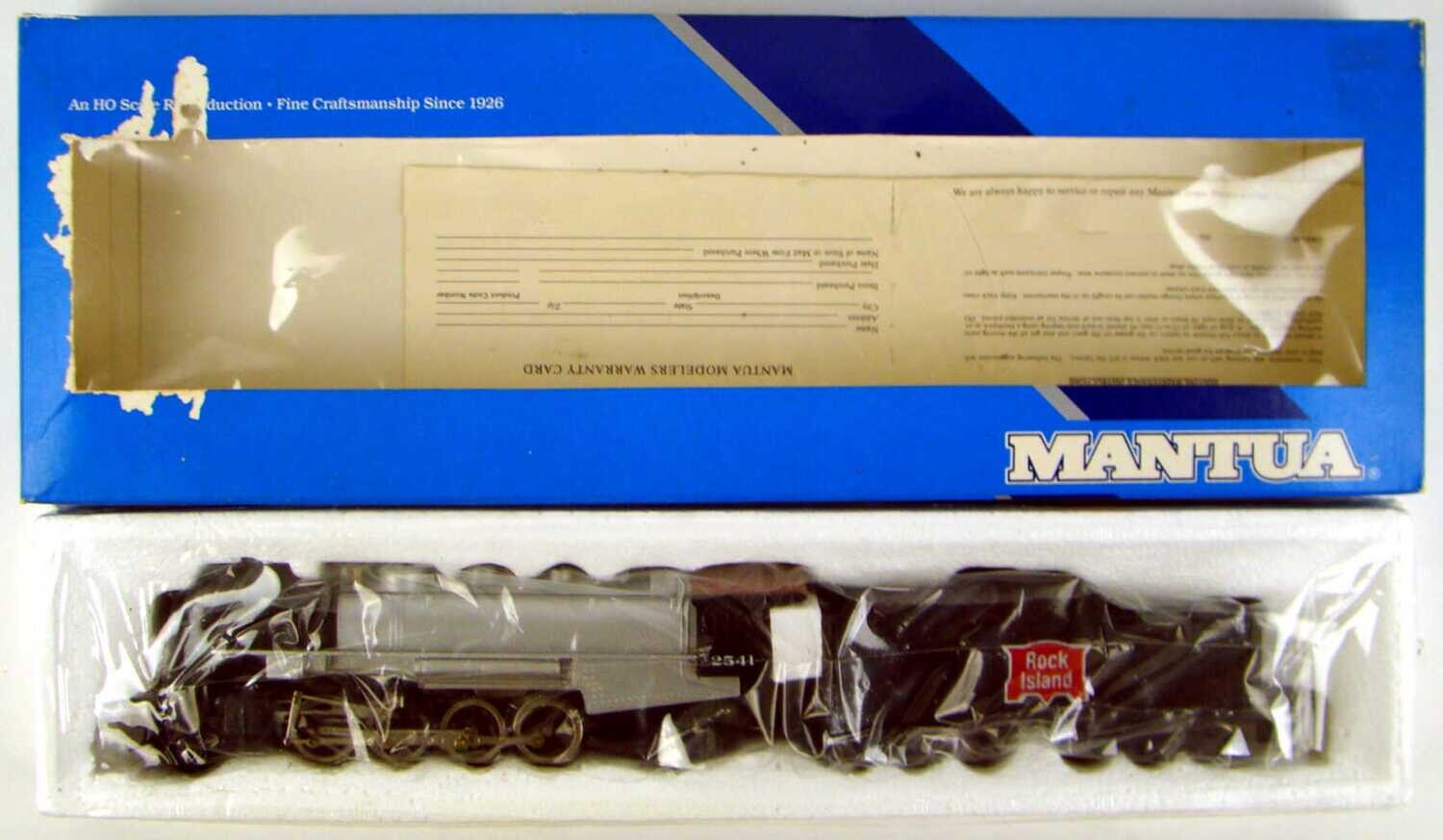 Mantua 312-060 CRI&amp;P (Rock Island) Class K-60 2-8-2 Mikado Locomotive #2541 HO Scale