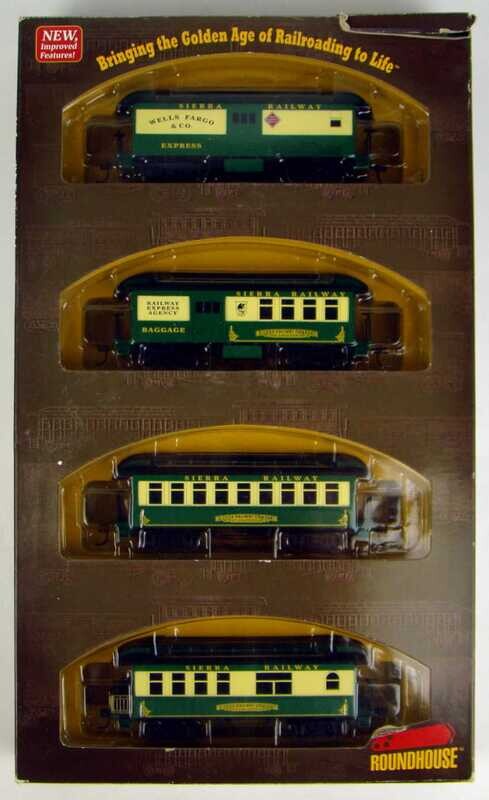 Athearn/Roundhouse 84314 Sierra 4-Coach 34&#39; Overton Set HO Scale