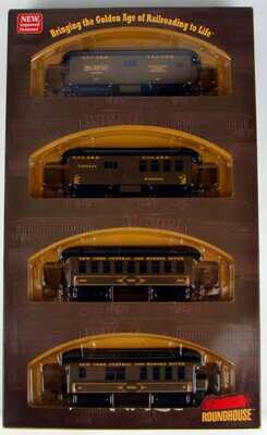 Athearn/Roundhouse 84312 NYC&HR 4-Coach 34' Overton Set HO Scale