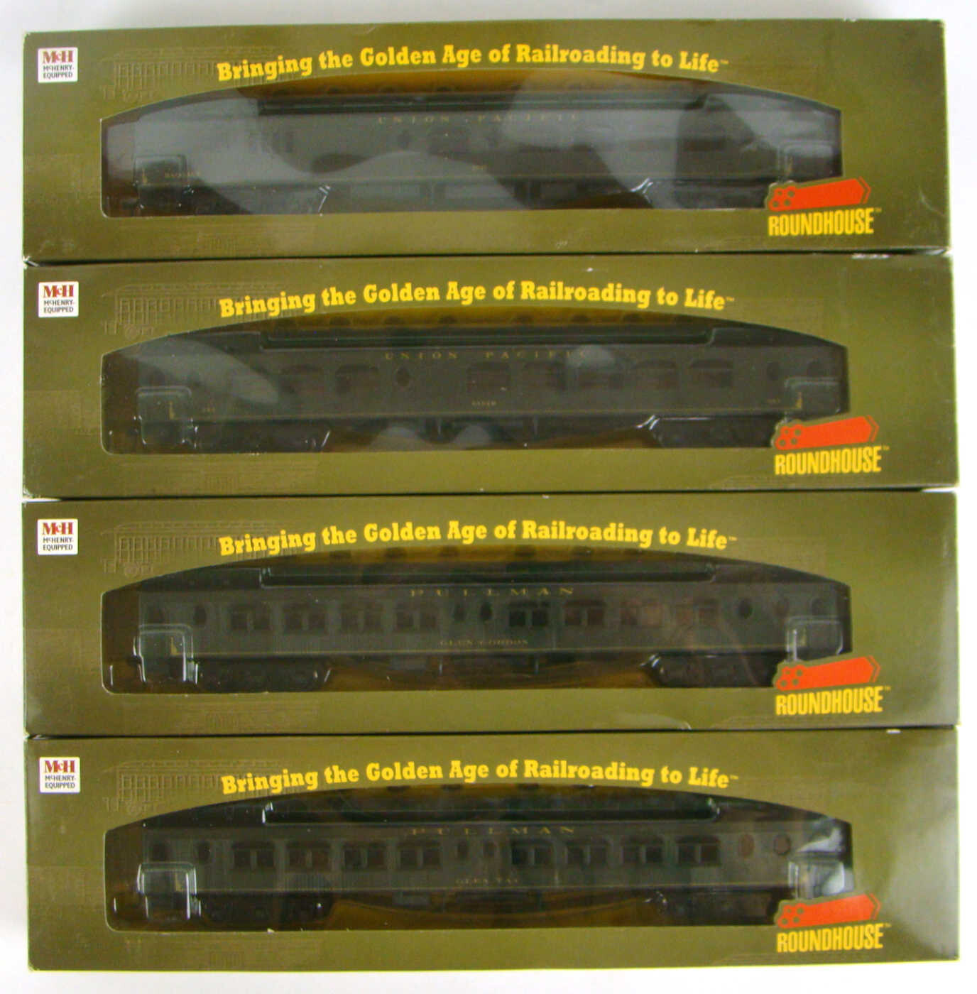 Roundhouse RH85304-85 Southern 4-Coach 85&quot; Pullman Palace Set HO Scale