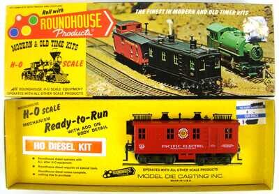 Roundhouse 302 Pacific Electric Box Cab Diesel Locomotive Kit w/Universal Drive Fix HO Scale