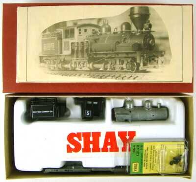 Roundhouse 362 Westside Lumber Class "B" 42 Ton 2-Truck Shay Kit w/Can Motor HO Scale