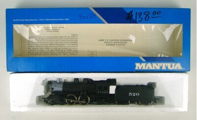 FACTORY SEALED Mantua 336-001 AT&SF 4-4-2 Atlantic Locomotive HO Scale