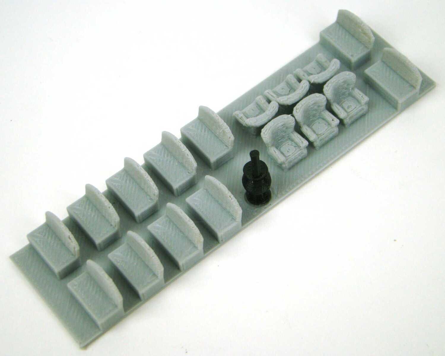 thumbnail image 2 of MDC / Roundhouse HO Scale Freight Car Parts Sprue – Unassembled Kit – Vintage 1994 (NEW) 2 of 6