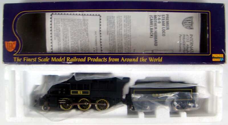 IHC Premier 23157 Central of New Jersey 2-6-0 Camelback Locomotive #85 HO Scale