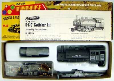 Roundhouse 422 Santa Fe 0-6-0 Saddle Tank Switcher Locomotive Kit HO Scale