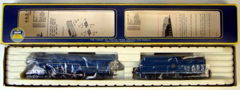 AHM5087-10 CNJ &quot;Blue Comet&quot; 4-6-2 Heavy Pacific Locomotive HO Scale