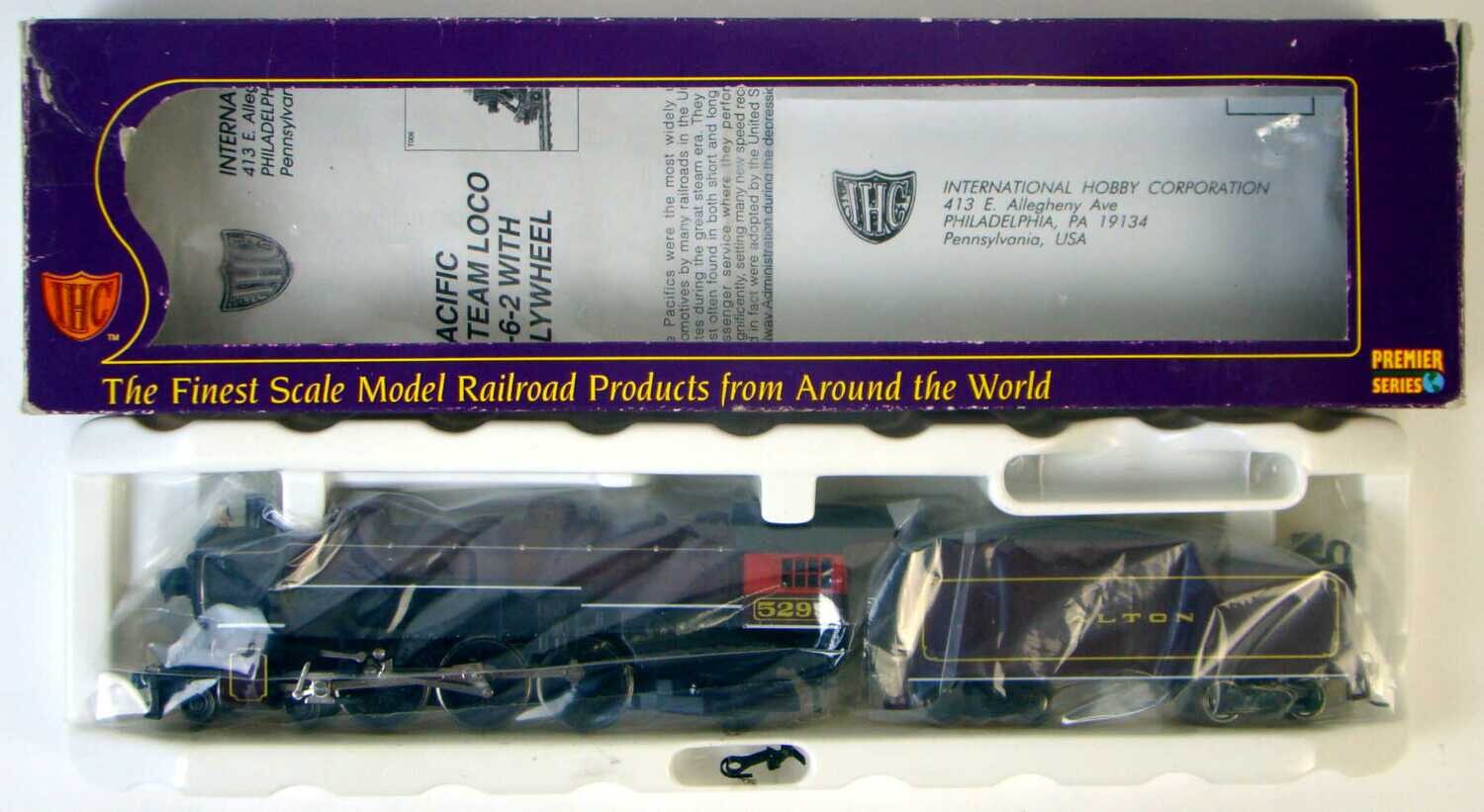 IHC Premier M9905 Chicago &amp; Alton P-16A 4-6-2 Pacific Locomotive #5299 HO Scale