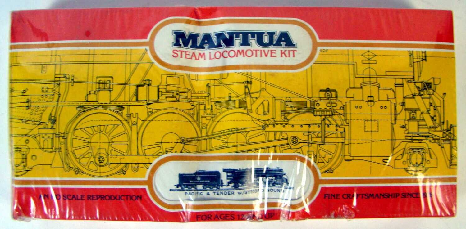 RARE FACTORY SEALED Mantua 528 Undecorated 4-6-2 Pacific Kit w/Syncro Steam Sound HO Scale