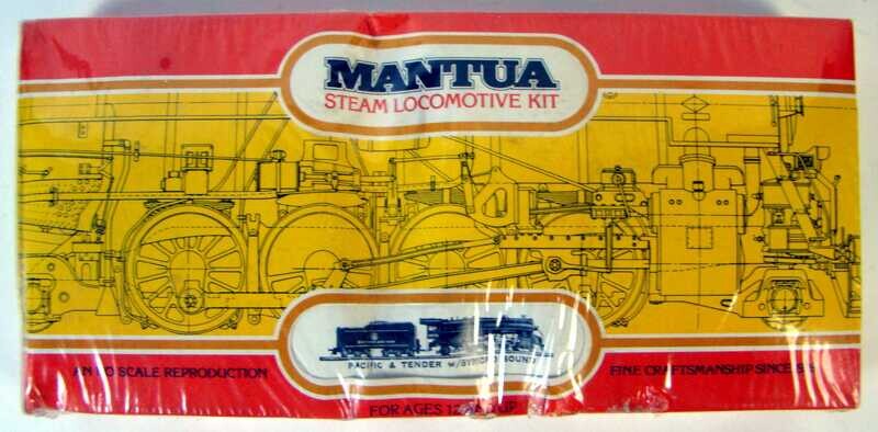 RARE FACTORY SEALED Mantua 528 Undecorated 4-6-2 Pacific Kit w/Syncro Steam Sound HO Scale