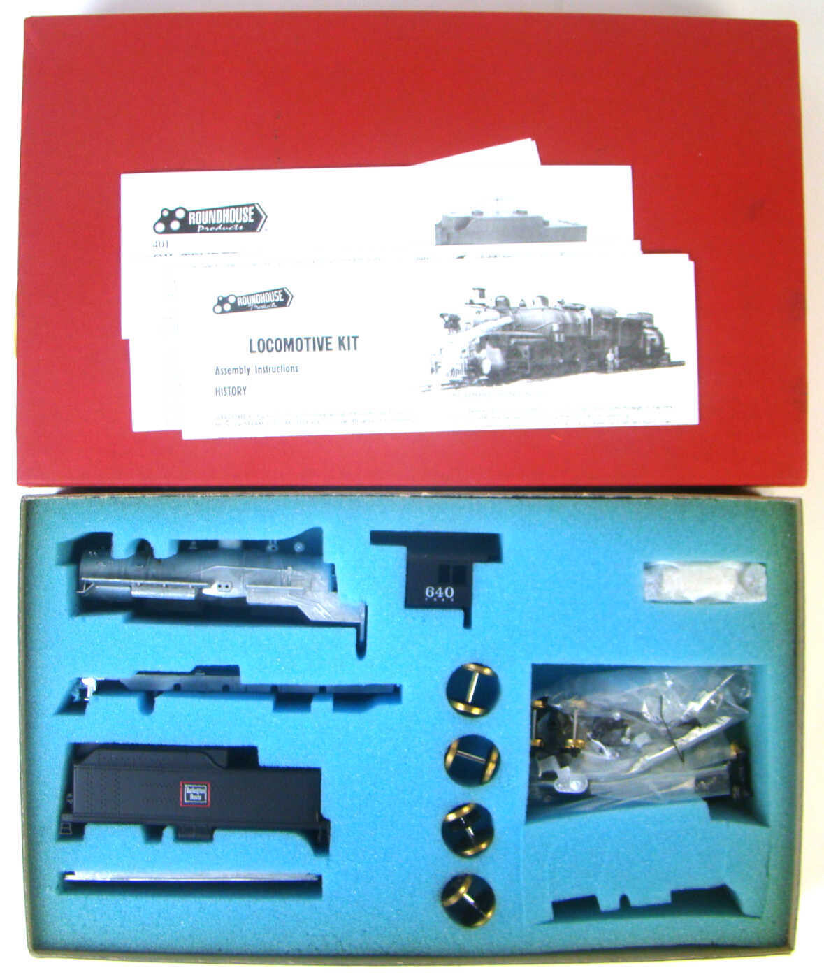 Roundhouse 466 CB&amp;Q Harriman 2-8-0 Consolidation Kit HO Scale