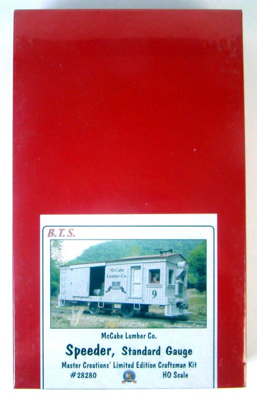 FACTORY SEALED BTS 28280-057 0-4-0 Motorized Speeder Kit HO Scale