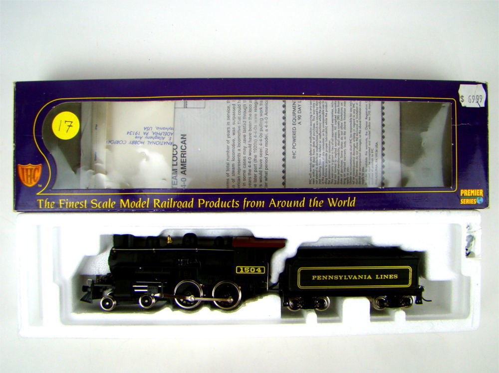 IHC Premier M801 PRR &quot;Modern&quot; American 4-4-0 Locomotive HO Scale