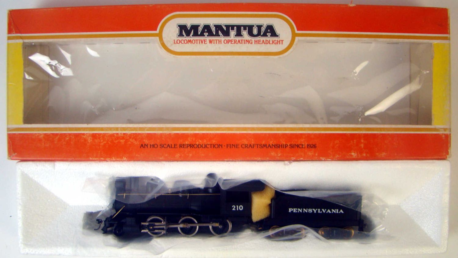 Mantua 313-20 PRR 2-6-0 Mogul Locomotive HO Scale