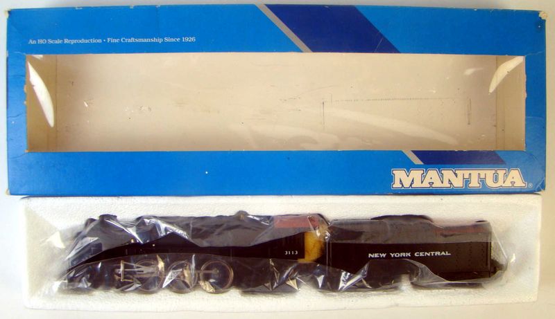 Mantua 333-22 NYC 4-6-4 Hudson Locomotive #605 w/Synchro-Steam Sound HO Scale