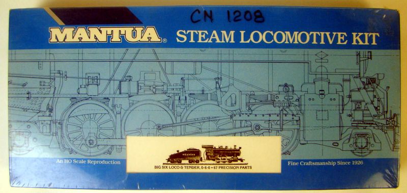 FACTORY SEALED Mantua 504 &quot;Big Six&quot; 0-6-0 Switcher Kit HO Scale
