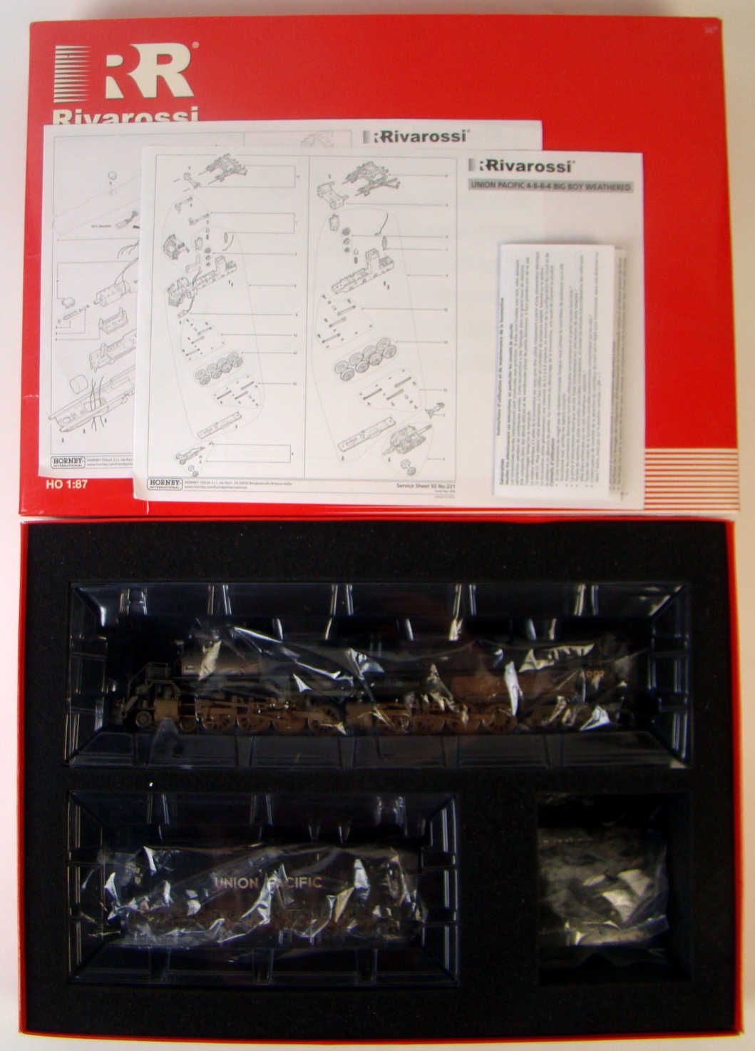 Hornby/Rivarossi HR2098 FACTORY WEATHERED UP Class 4884/1 &quot;Big Boy&quot; #4007 HO Scale