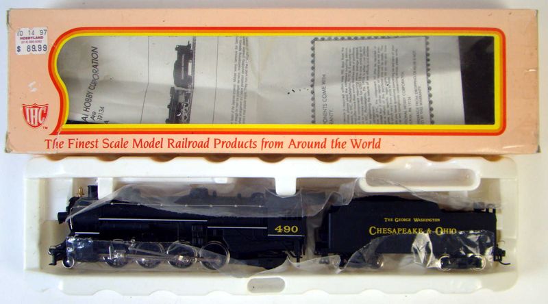 IHC M9803 C&amp;O "George Washington" 2-8-2 Mikado Locomotive #460 HO Scale