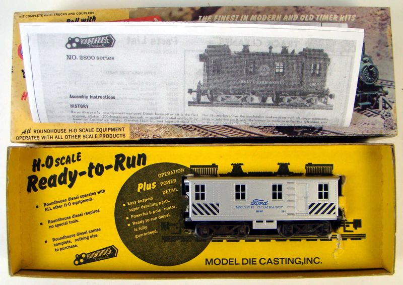 Roundhouse 8L5 FORD Box Cab Diesel Locomotive