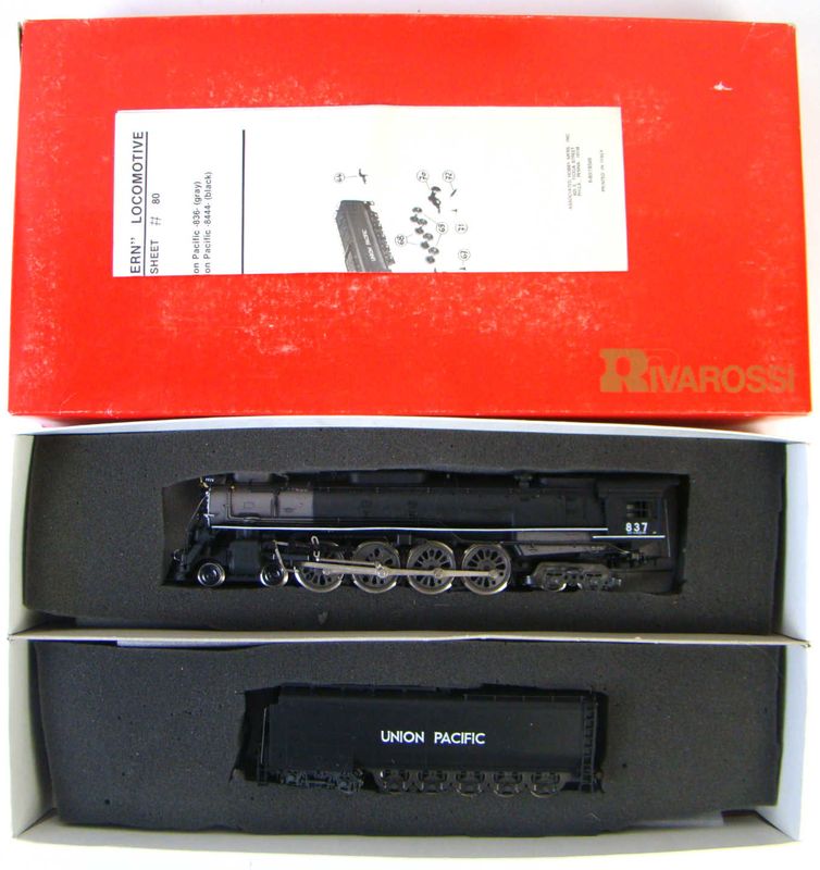 BARGAIN Rivarossi 1594 UP Class FEF-3 4-8-4 Northern Locomotive #837  HO Scale