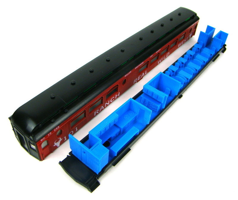 MRRHQ Custom HO Scale Interior for MDC/Roundhouse 85&#39; Pullman Palace Diner Coaches