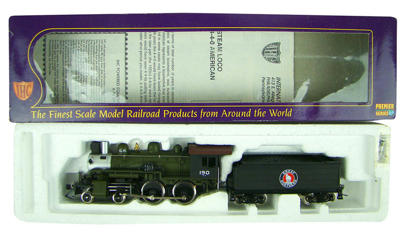 IHC Premier M818 Great Northern "Modern" American 4-4-0 Locomotive HO Scale
