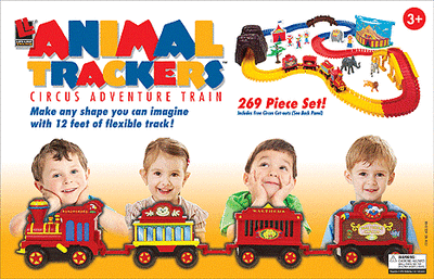 Life-Like Trains 9105 Battery Operated Animal Trackers Circus Train Set