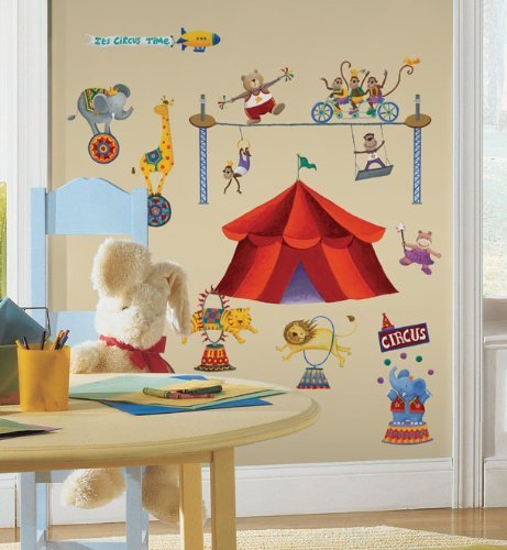 MRCHQ Custom Big Top Circus Peel &amp; Stick Wall Decals