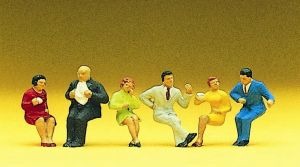 Preiser 10103 HO Scale Seated People Eating